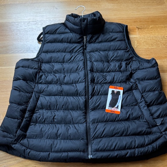 32 Degrees Heat Women’s Black Quilted Puffer Vest XXL - Picture 1 of 2